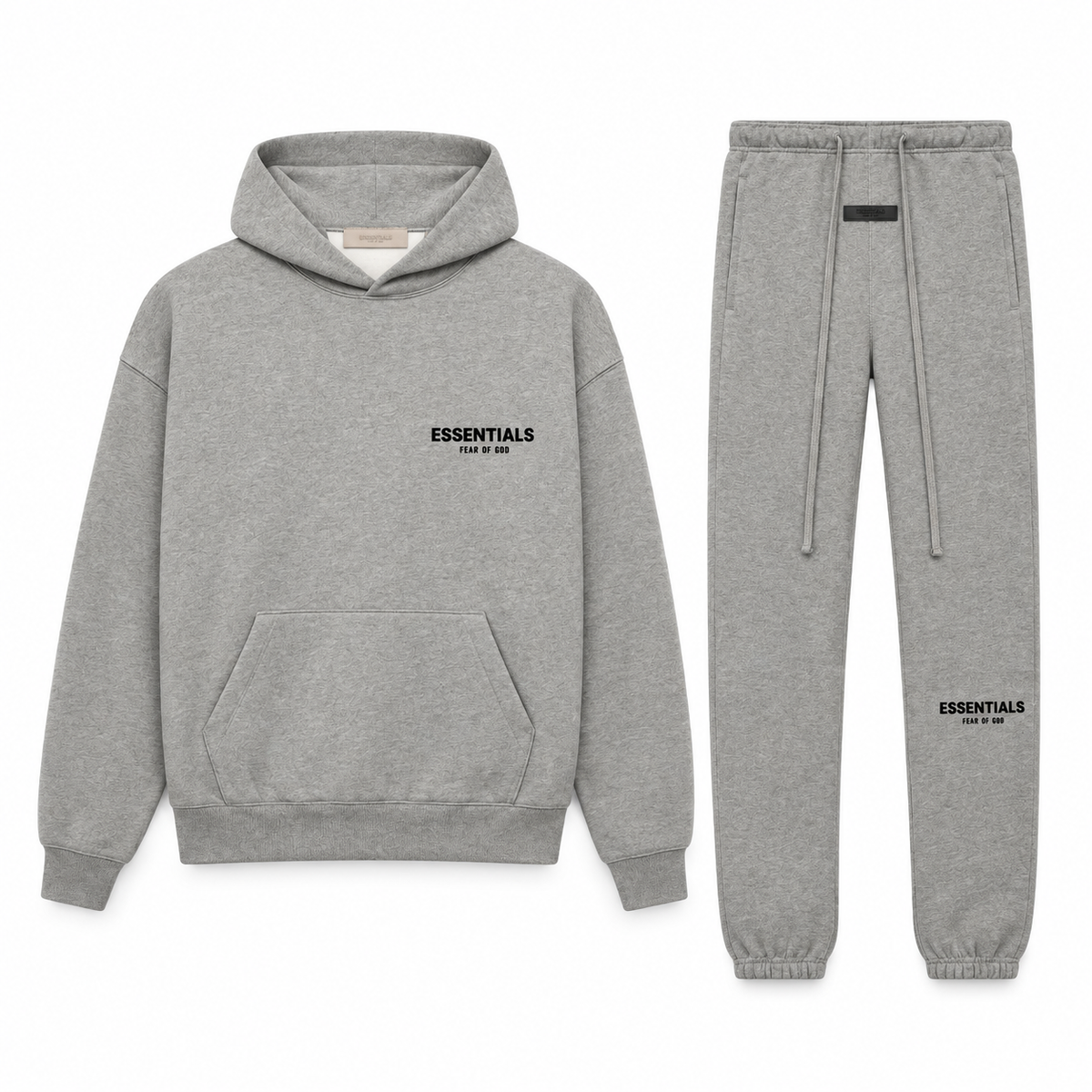 Essentials Dark Oatmeal Winter Set Complete Outfit SneakerMood
