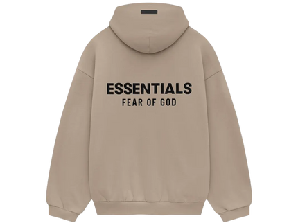 Essentials Desert Sand Fleece Hoodie Back SneakerMood