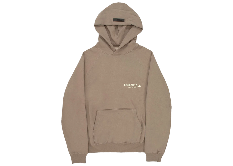 Essentials Desert Taupe Hoodie Front SneakerMood