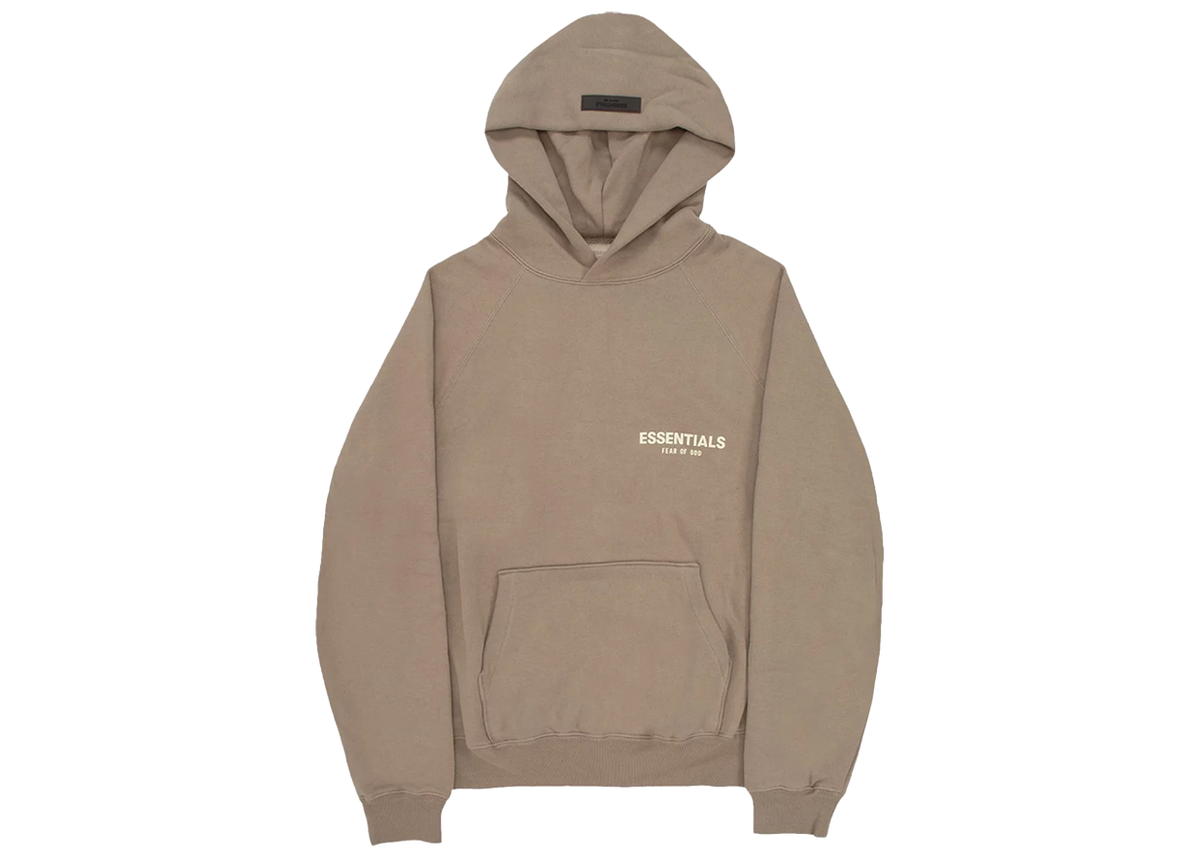 Essentials Desert Taupe Hoodie Front SneakerMood