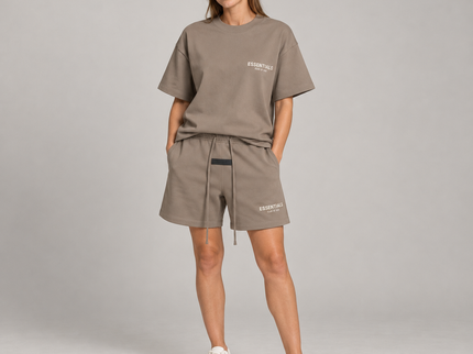 Essentials Desert Taupe Summer Set Studio Model SneakerMood