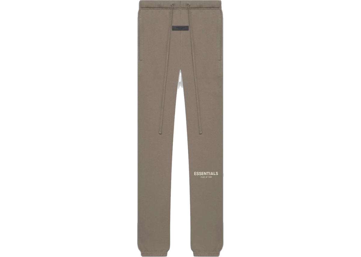 Essentials Desert Taupe Sweatpant Front SneakerMood