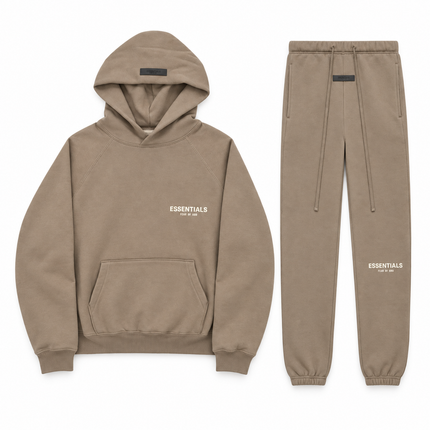 Essentials Desert Taupe Winter Set Complete Outfit SneakerMood