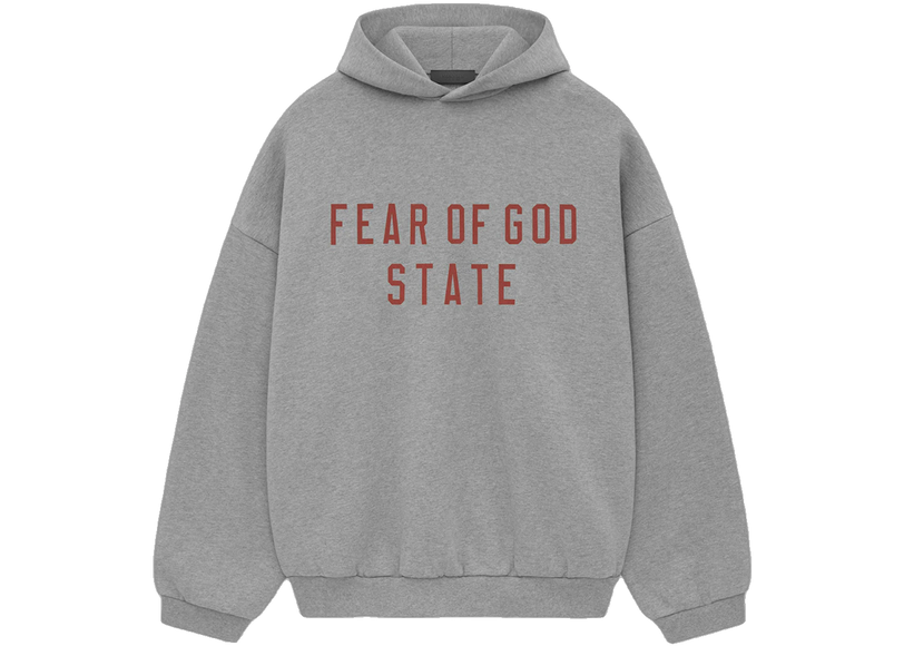 Essentials Fleece Dark Heather Hoodie Front SneakerMood