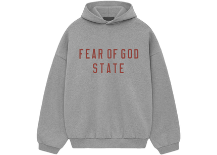 Essentials Fleece Dark Heather Hoodie Front SneakerMood