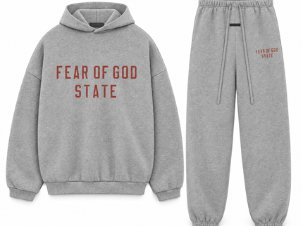 Essentials Fleece Dark Heather Winter Set Complete Outfit SneakerMood