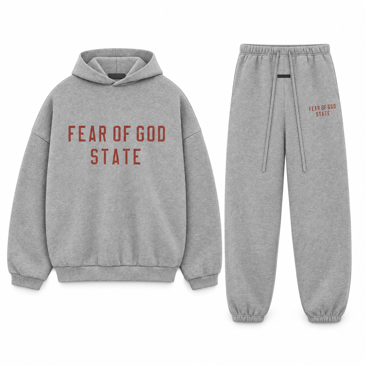 Essentials Fleece Dark Heather Winter Set Complete Outfit SneakerMood