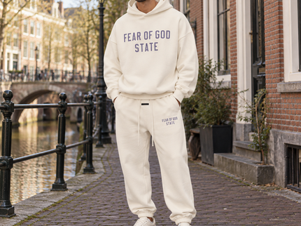 Essentials Fleece Shell Winter Set Streetwear Model SneakerMood