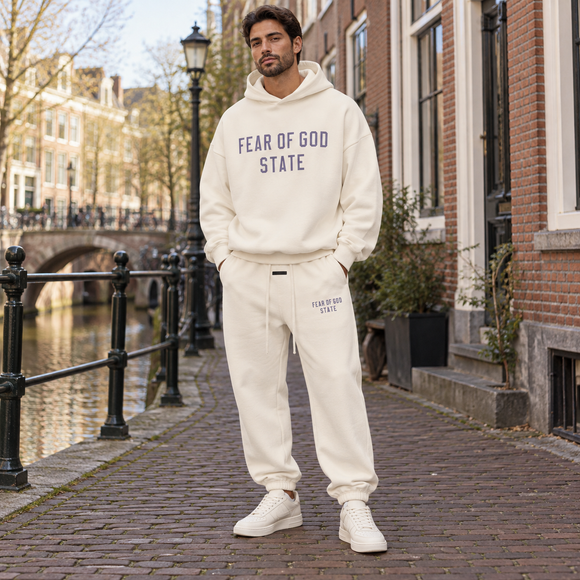 Essentials Fleece Shell Winter Set Streetwear Model SneakerMood