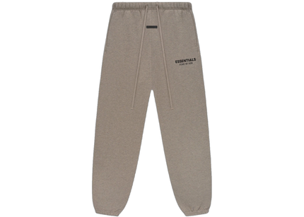 Essentials Heather Grey Fleece Sweatpant Front SneakerMood