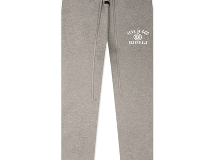 Essentials Heather Grey State Fleece Sweatpant Front SneakerMood
