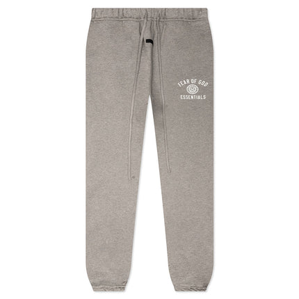 Essentials Heather Grey State Fleece Sweatpant Front SneakerMood