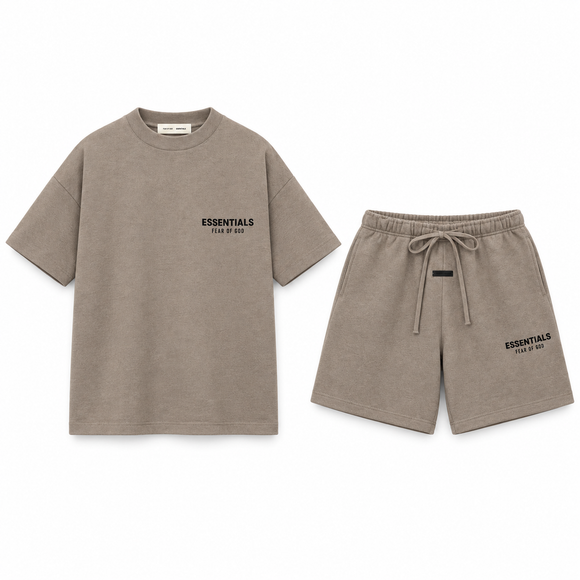 Essentials Homestead Heather Summer Set Complete Outfit SneakerMood