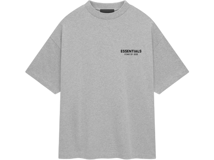 Essentials Light Heather Grey T-shirt Front SneakerMood