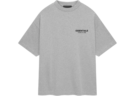 Essentials Light Heather Grey T-shirt Front SneakerMood