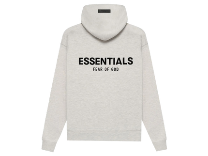 Essentials Light Oatmeal Hoodie Back SneakerMood