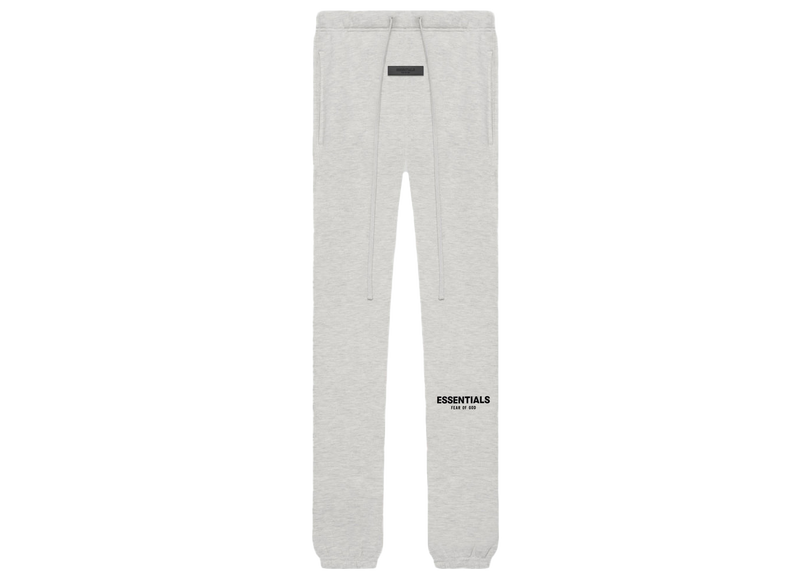 Essentials Light Oatmeal Sweatpant Front SneakerMood