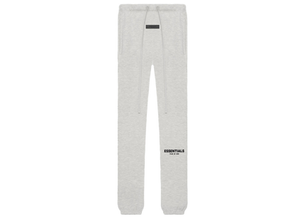 Essentials Light Oatmeal Sweatpant Front SneakerMood