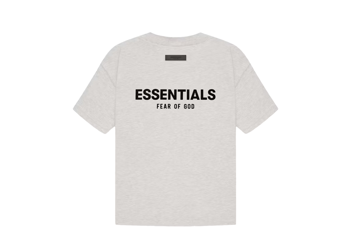 Essentials Light Oatmeal T-shirt Back SneakerMood