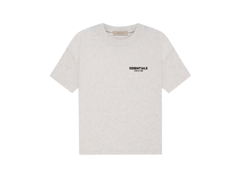Essentials Light Oatmeal T-shirt Front SneakerMood