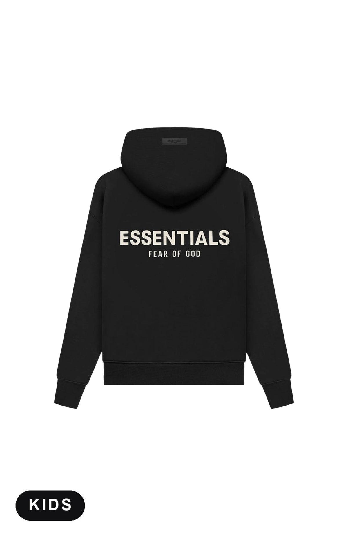 Essentials Limo Black Felpa con Cappuccio Bambini – vista posteriore – SneakerMood