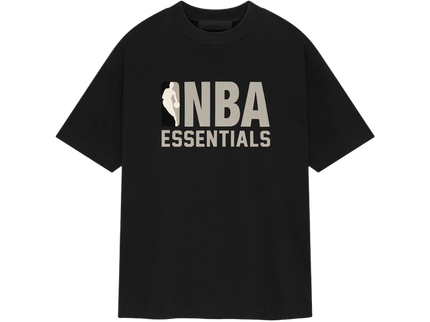 Essentials NBA Black Grey T-shirt Front SneakerMood