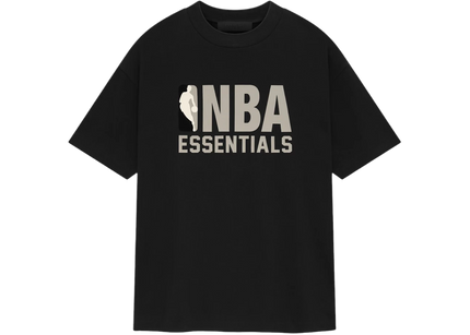 Essentials NBA Black Grey T-shirt Front SneakerMood