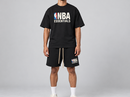 Essentials NBA Black Summer Set Studio Model SneakerMood