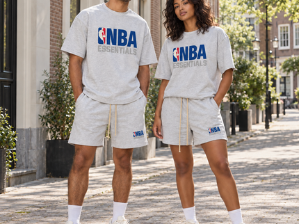 Essentials NBA Light Heather Summer Set Streetwear Couple SneakerMood