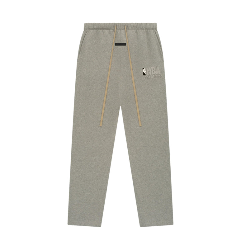 Essentials NBA Relaxed Warm Heather Sweatpant Front SneakerMood