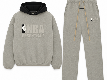 Essentials NBA Warm Heather Relaxed Winter Set Complete Outfit SneakerMood