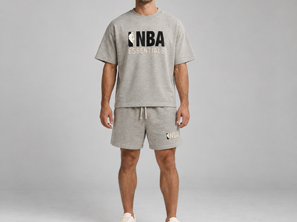 Essentials NBA Warm Heather Summer Set Studio Model SneakerMood