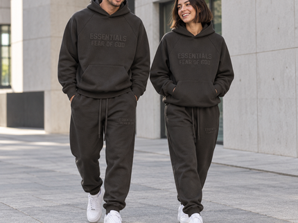 Essentials Off Black Winter Set Lifestyle SneakerMood