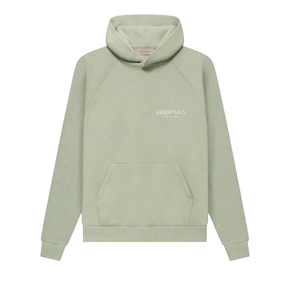 Essentials Sea Foam Hoodie Front SneakerMood