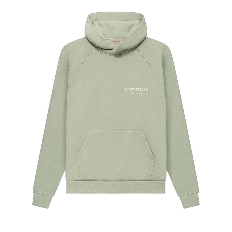 Essentials Sea Foam Hoodie Front SneakerMood