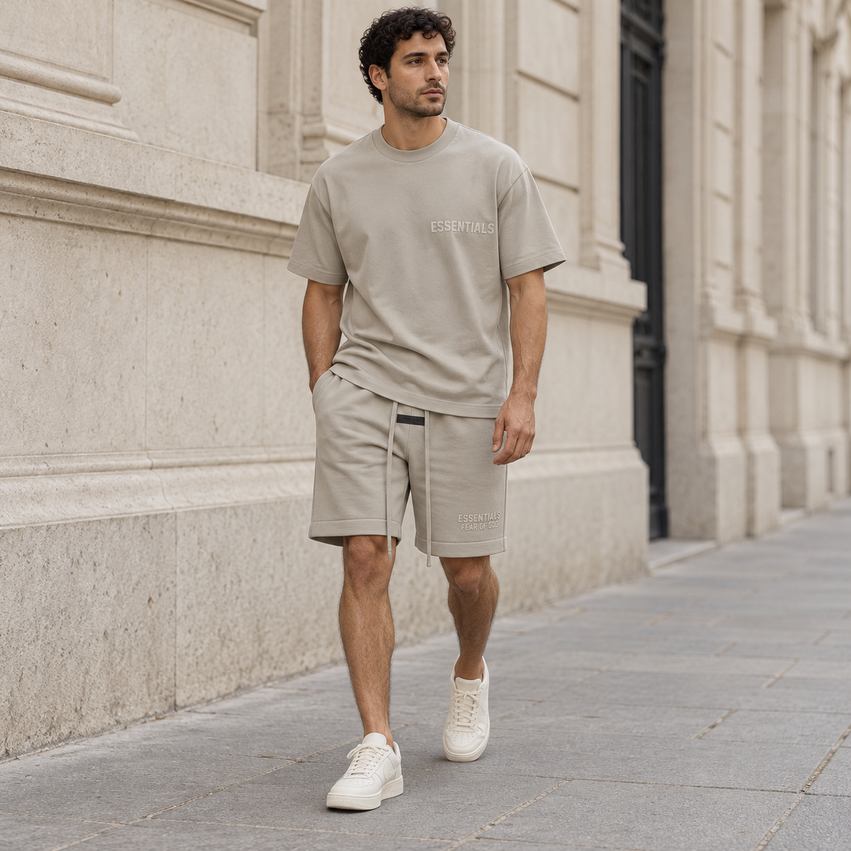 Essentials Seal Summer Set Streetwear Model SneakerMood