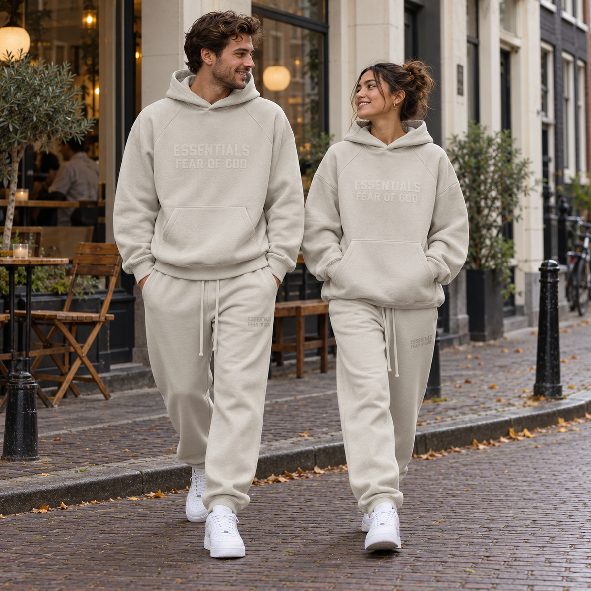 Essentials Smoke Winter Set Lifestyle SneakerMood