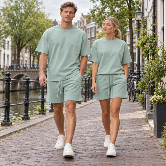 Essentials Sycamore Summer Set Streetwear Couple SneakerMood