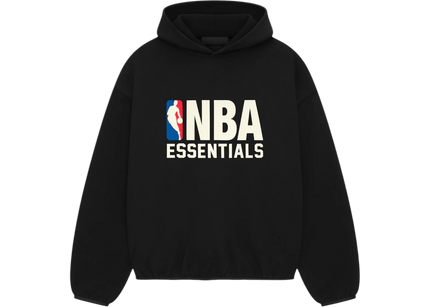 Essentials x NBA Black Hoodie Front SneakerMood