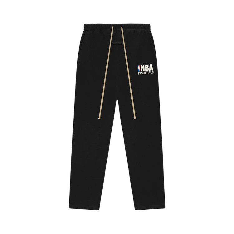 Essentials x NBA Black Relaxed Sweatpant Front SneakerMood