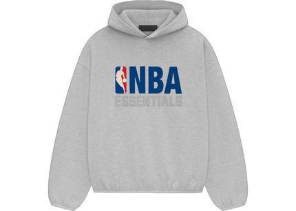Essentials x NBA Light Heather Hoodie Front SneakerMood