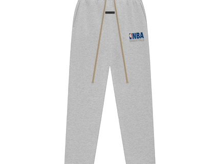 Essentials x NBA Light Heather Relaxed Sweatpant Front SneakerMood