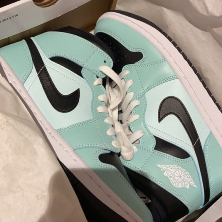 Nike Air Jordan 1 Mid Blue Tint Aqua (W)