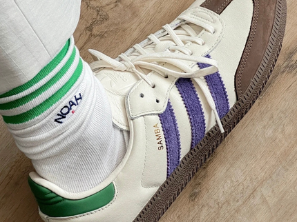 Adidas adidas Samba OG Off White Core Purple Green Brown - SneakerMood 