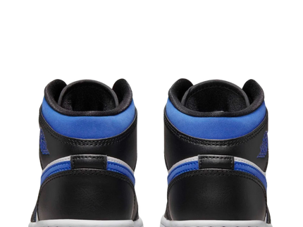 Jordan 1 Mid 'White Black Royal' GS