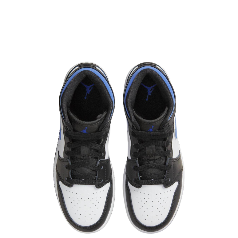 Nike Jordan 1 Mid 'White Black Royal' GS