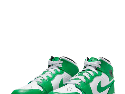 Nike Air Jordan 1 Mid GS 'Lucky Green'