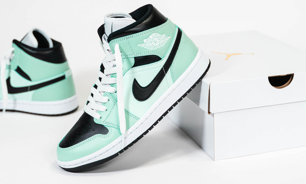 Nike Air Jordan 1 Mid Blue Tint Aqua (W)