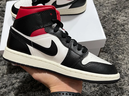 Nike Air Jordan 1 Mid Gym Red Panda (W)