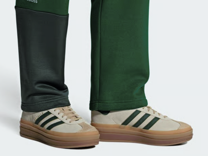 Adidas Adidas Gazelle Bold Cream White Collegiate Green - SneakerMood 